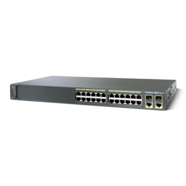 WS-C2960-24PC-L | Catalyst 2960 24 10/100 PoE + 2 T/SFP LAN Base Image 