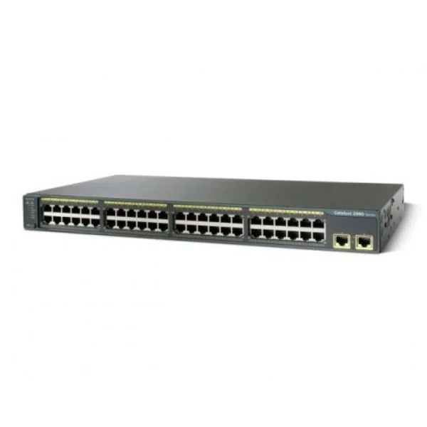 WS-C2960-48TT-S | Catalyst 2960 48 10/100 + 2 1000BT LAN Lite Image