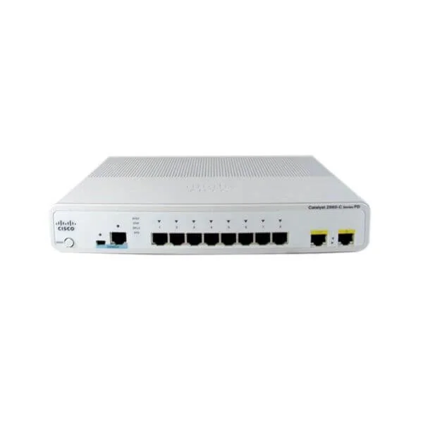 WS-C2960CPD-8TT-L | Catalyst 2960C PD Switch 8 FE, 2 x 1G, PoE+ LAN Base