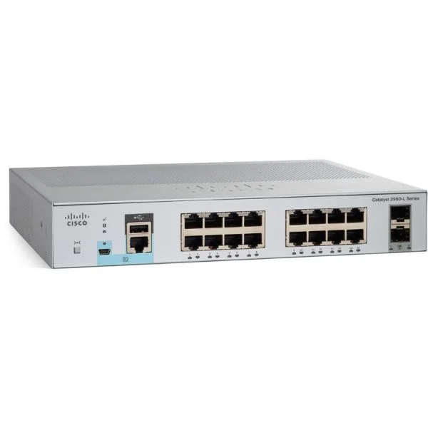 WS-C2960L-16TS-LL | Catalyst 2960L 16 port GigE, 2 x 1G SFP, LAN Lite 